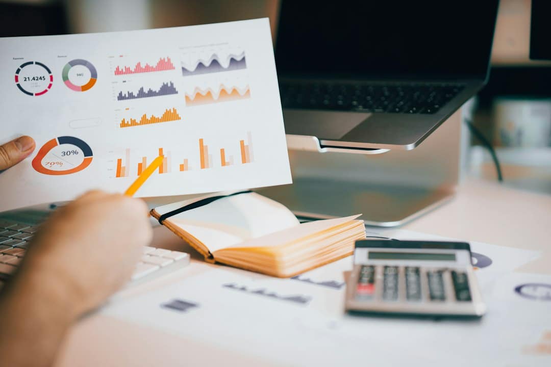 GA4 consultant analysing conversion and revenue charts for business growth